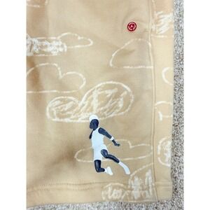 Jordan Artist Series Womens Tan Cloud Print Graphic Shorts XXL DZ3363-277 NEW